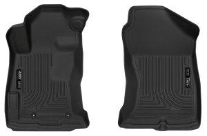 Subaru XV Crosstrek Floor Mats - Front - Husky Liners - X-act Contour Series - Black - 2018 Subaru XV Crosstrek Floor Mats - Front - Husky Liners - X-act Contour Series - Black - 2018